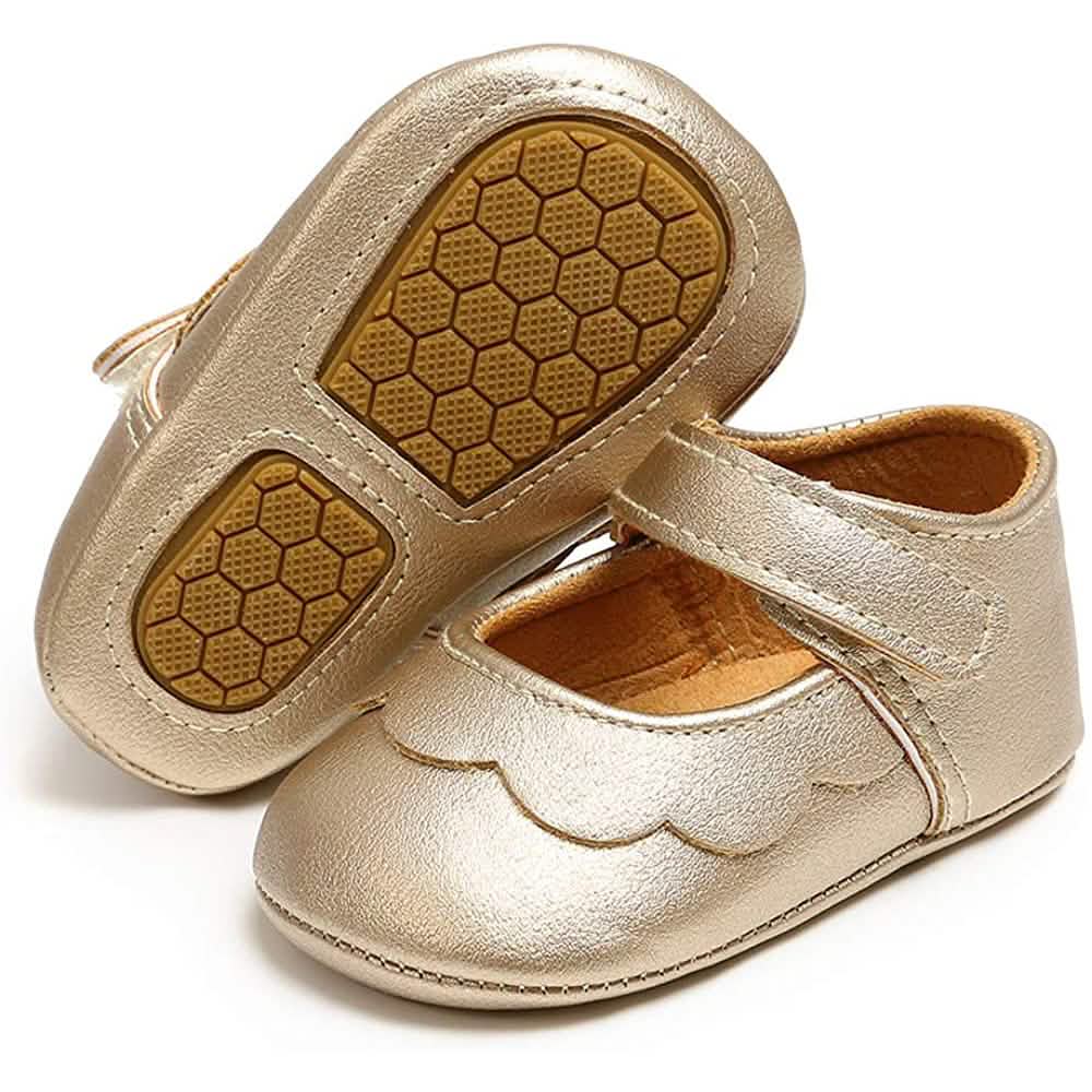 Baby Girls Mary Jane Flats Non-Slip Toddler First Walkers Princess Dress Shoes Kids' & Baby Clothing - Tophatter Daily Deals