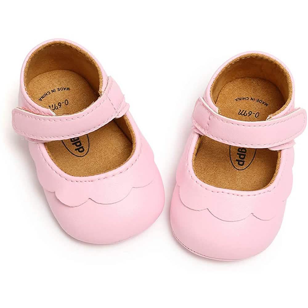 Baby Girls Mary Jane Flats Non-Slip Toddler First Walkers Princess Dress Shoes Kids' & Baby Clothing - Tophatter Daily Deals