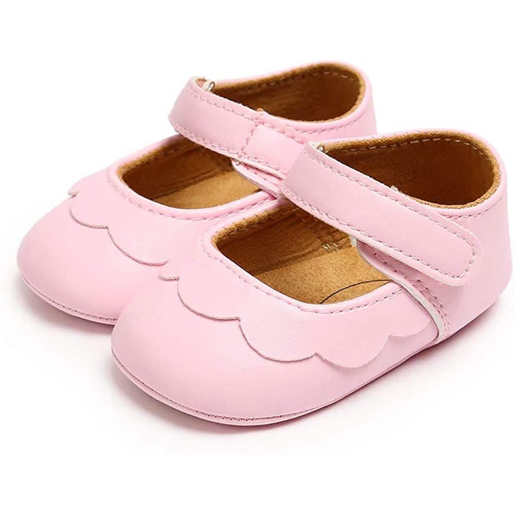 Baby Girls Mary Jane Flats Non-Slip Toddler First Walkers Princess Dress Shoes Pink Kids' & Baby Clothing - Tophatter Daily Deals
