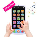 Baby Infant Interactive Educational Phone with Music Light Toys & Games - Tophatter Daily Deals