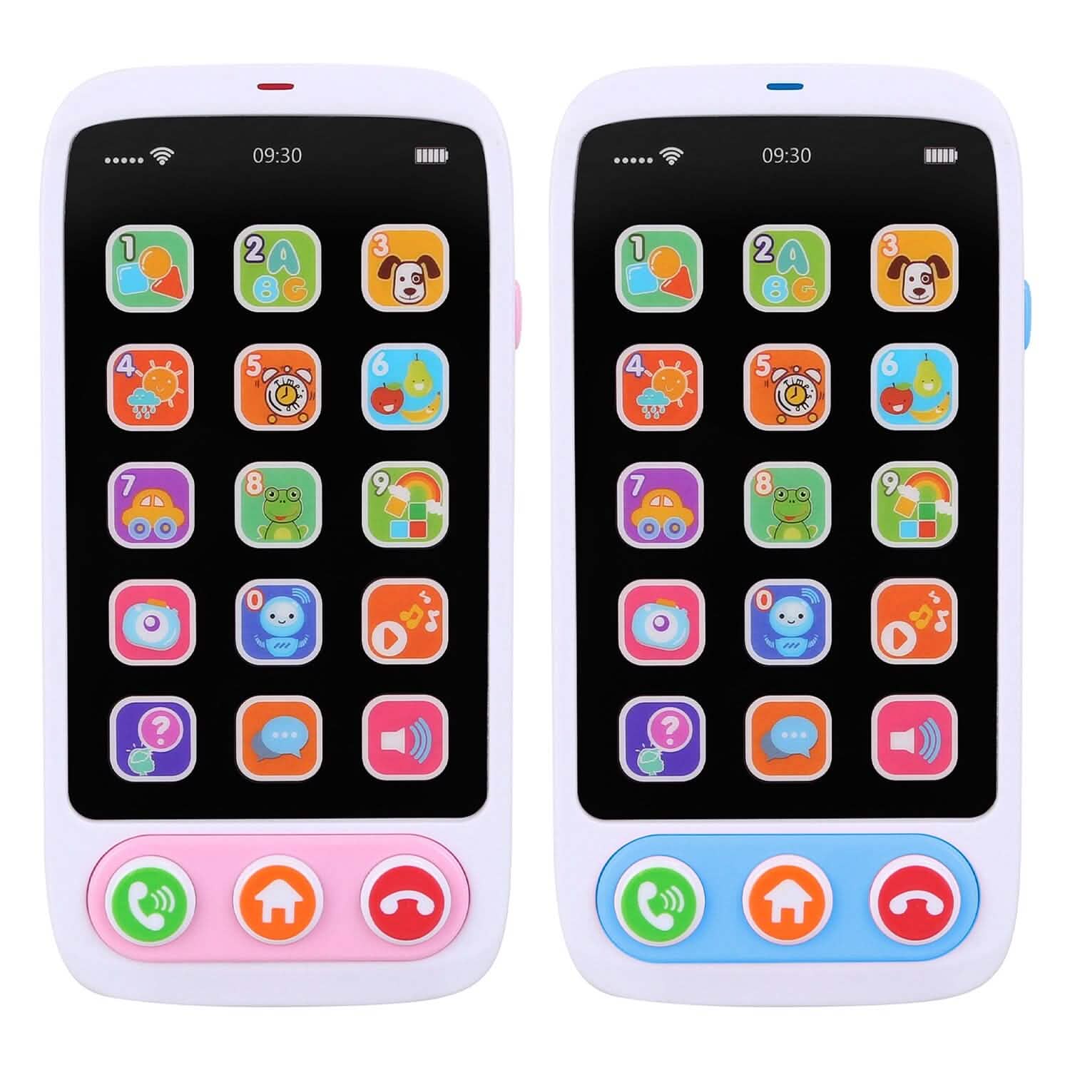 Baby Infant Interactive Educational Phone with Music Light Toys & Games - Tophatter Daily Deals