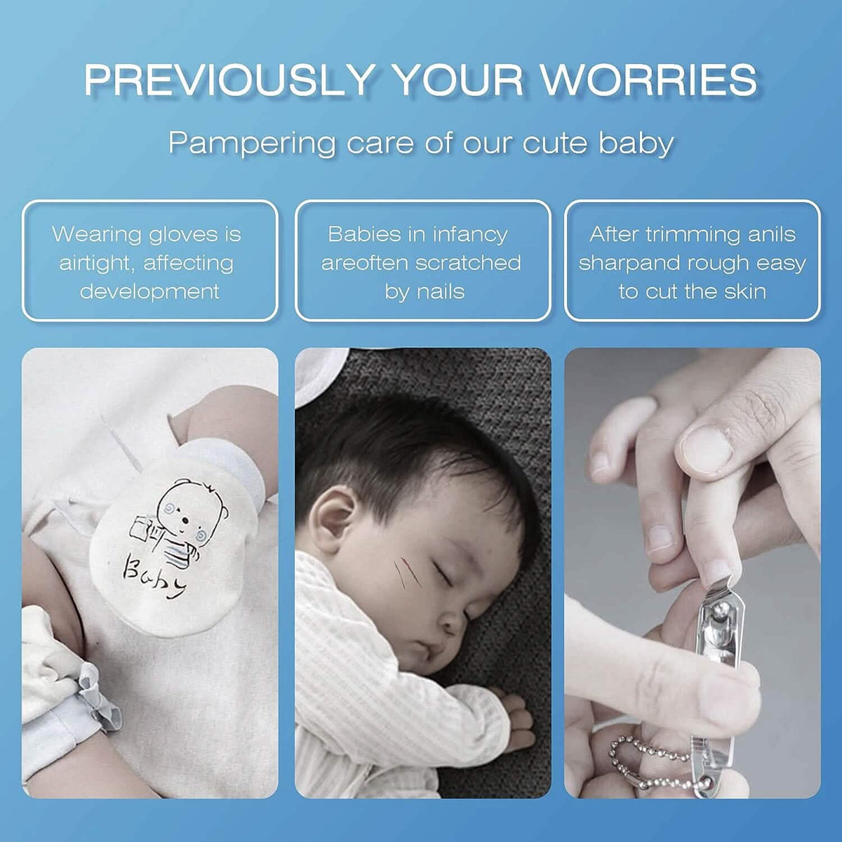 Baby Nail Clippers Baby Safe Electric Trimmer Nail File Kit Baby Gear - Tophatter Daily Deals