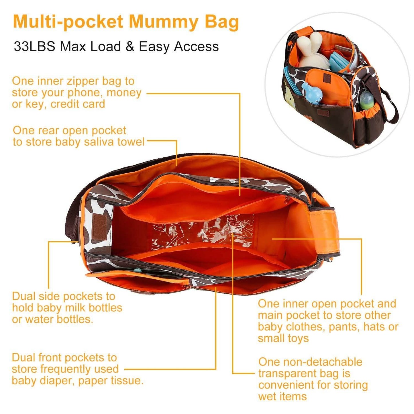 Baby Nappy Diaper Bags Baby Gear - Tophatter Daily Deals