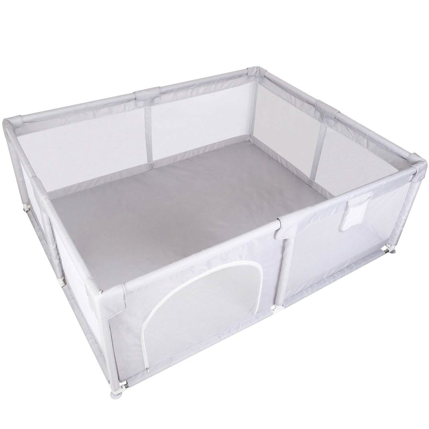 Baby Playpen with Anti-Suction Base Zipper Door Baby Gear - Tophatter Daily Deals