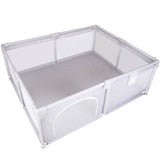 Baby Playpen with Anti-Suction Base Zipper Door Baby Gear - Tophatter Daily Deals