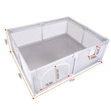 Baby Playpen with Anti-Suction Base Zipper Door Baby Gear - Tophatter Daily Deals