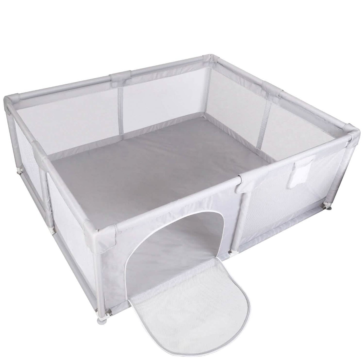 Baby Playpen with Anti-Suction Base Zipper Door Baby Gear - Tophatter Daily Deals