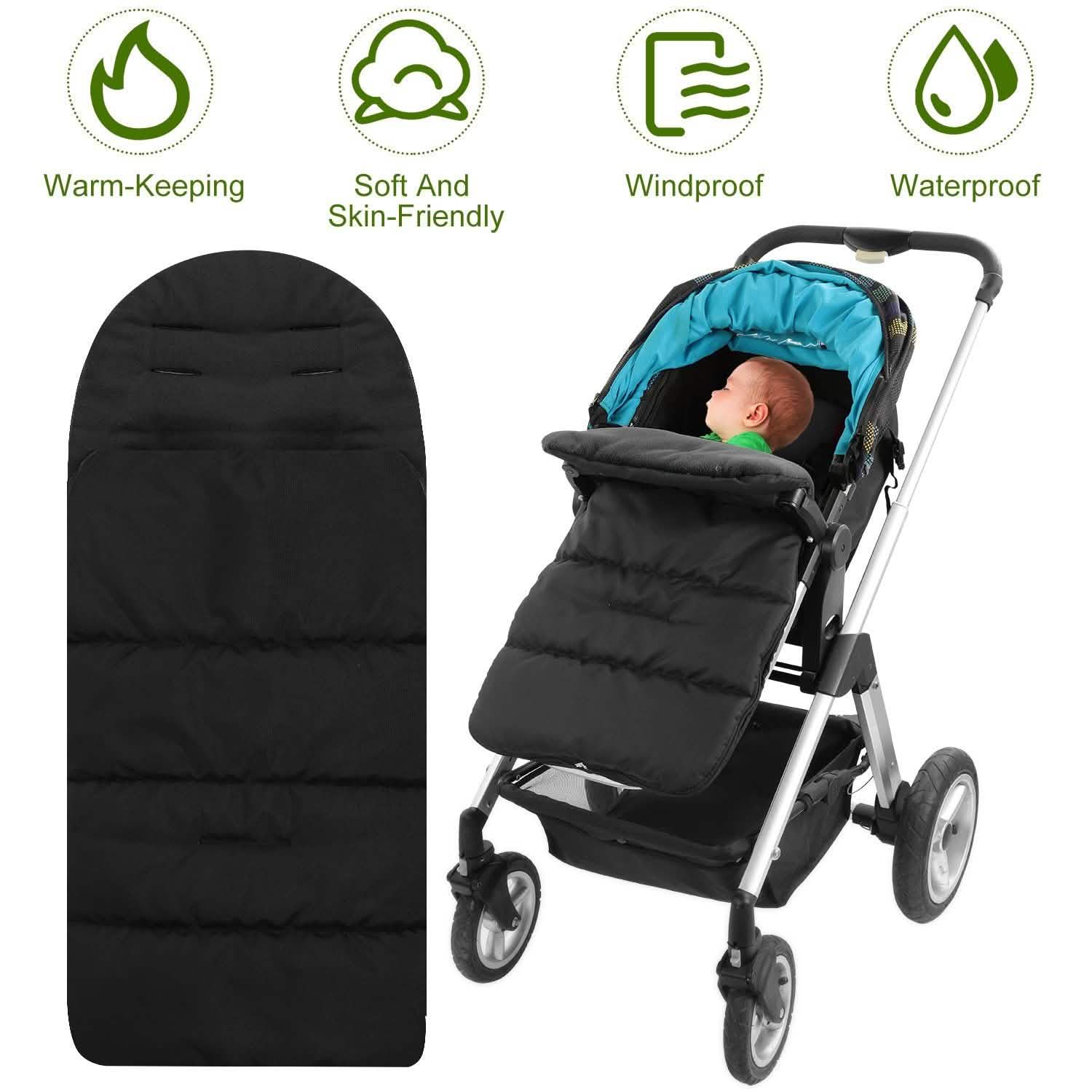 Baby Stroller Sleeping Bag Newborn Swaddle Wrap Toddler Footmuff Blanket Baby Gear - Tophatter Daily Deals