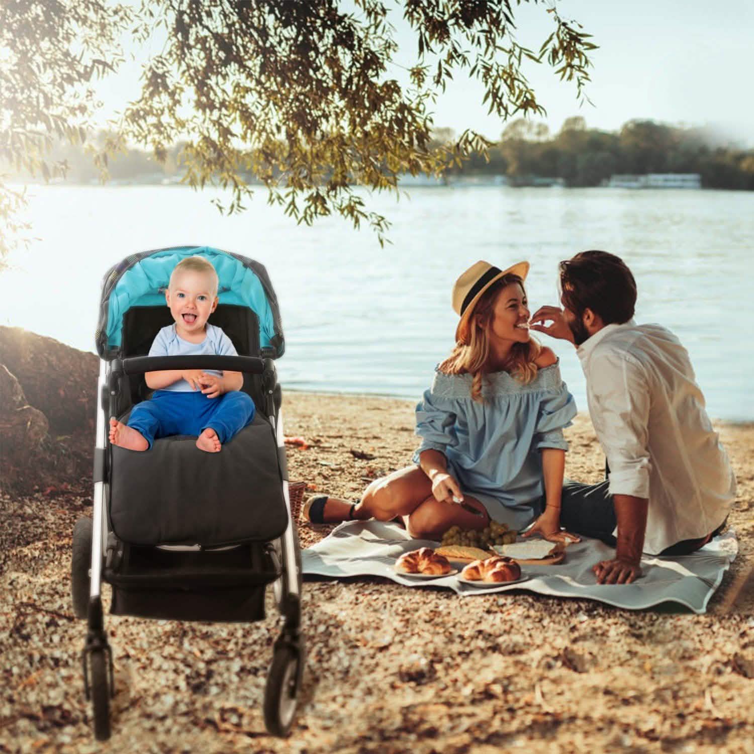 Baby Stroller Sleeping Bag Newborn Swaddle Wrap Toddler Footmuff Blanket Baby Gear - Tophatter Daily Deals