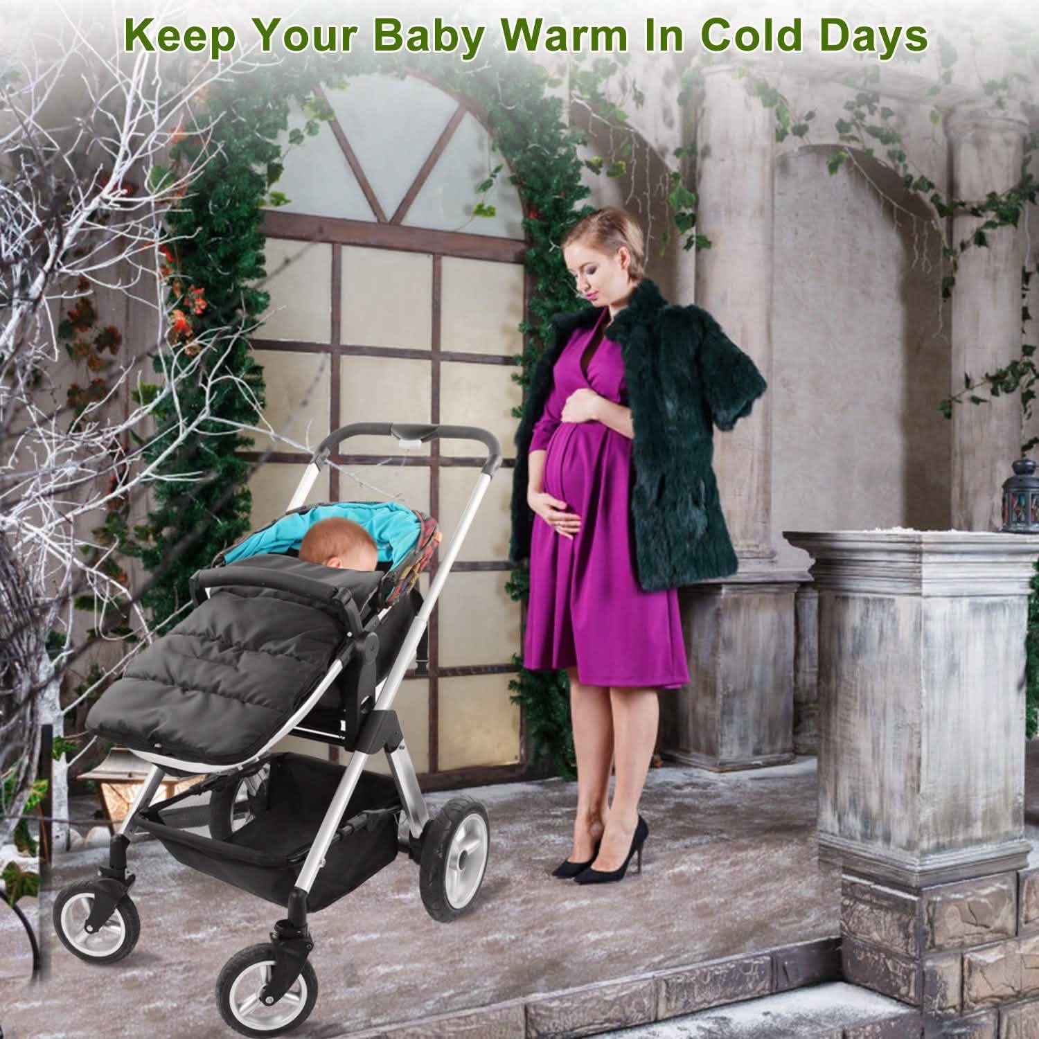 Baby Stroller Sleeping Bag Newborn Swaddle Wrap Toddler Footmuff Blanket Baby Gear - Tophatter Daily Deals