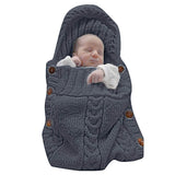 Baby Wrap Swaddle Blanket Charcoal Baby Gear - Tophatter Daily Deals