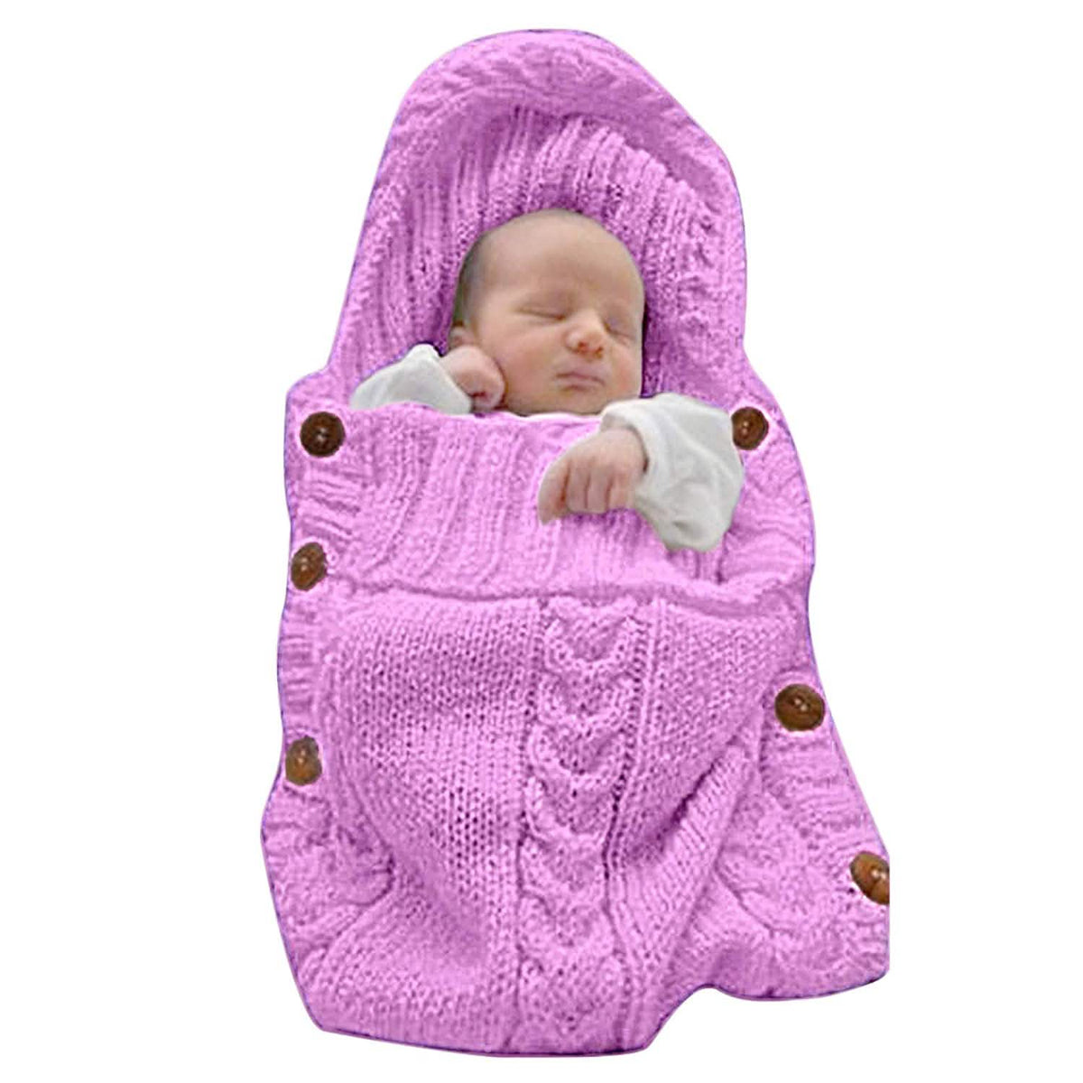 Baby Wrap Swaddle Blanket Purple Baby Gear - Tophatter Daily Deals