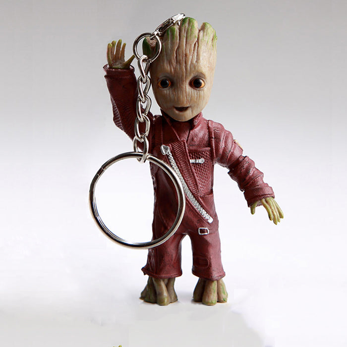 Baby Groot Waving Keychain Movie Sword - Tophatter Daily Deals