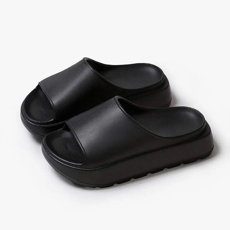 Fish Mouth Slippers Black Slippers - Tophatter Daily Deals