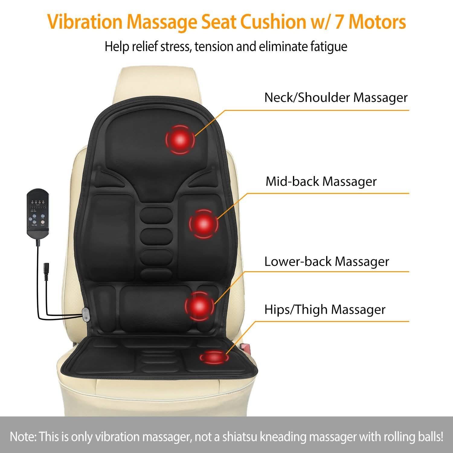 Back Massager Cushion Electric Massage Car Seat Automotive - Tophatter Daily Deals