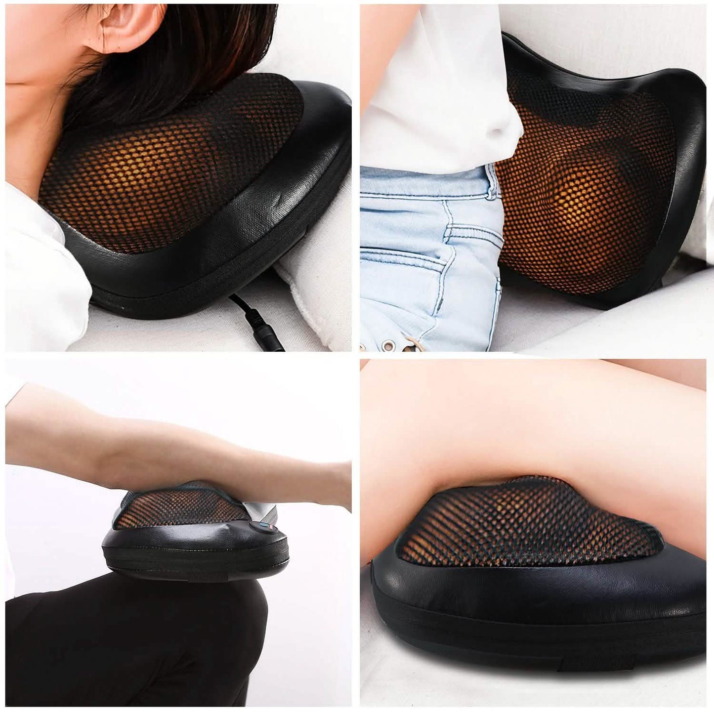Back Neck Massage Pillow Kneading Massager Health & Wellness - Tophatter Daily Deals