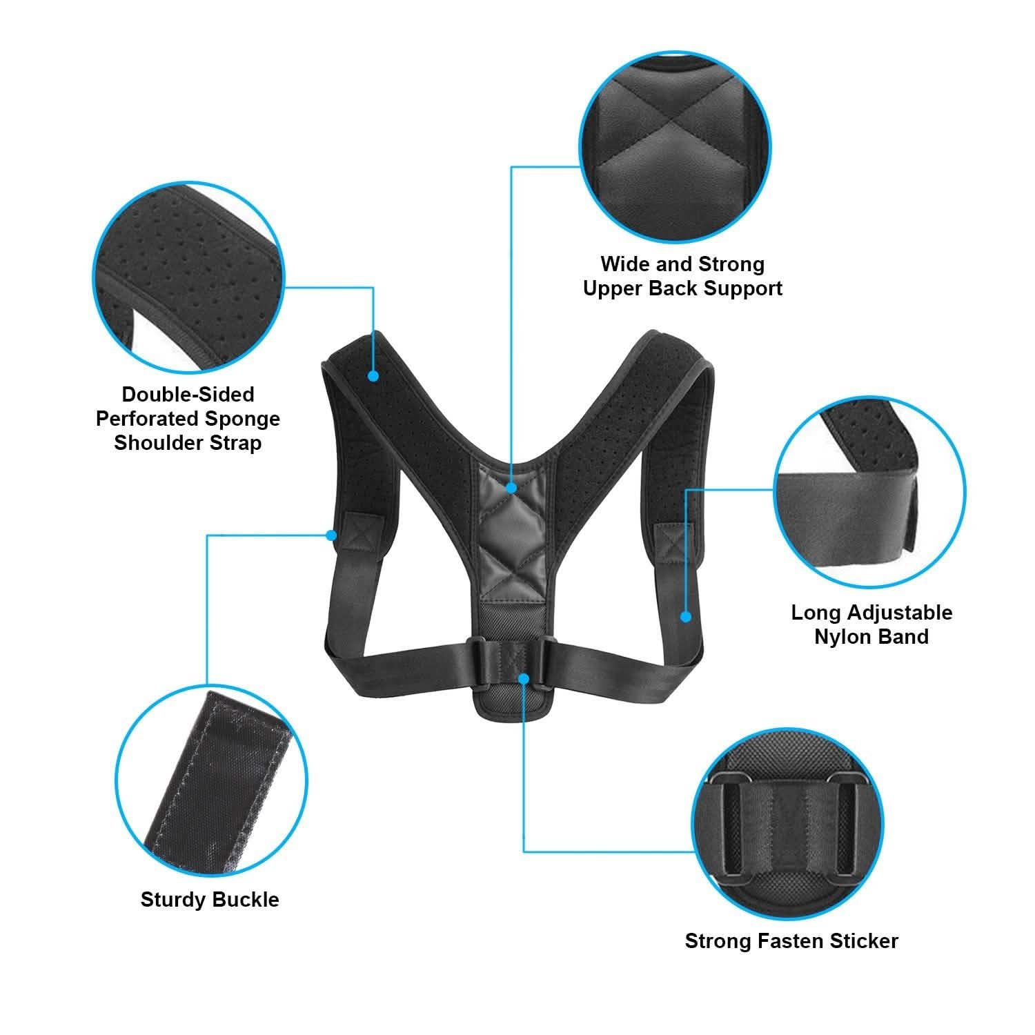 Back Posture Adjustable Corrector Health & Wellness - Tophatter Daily Deals