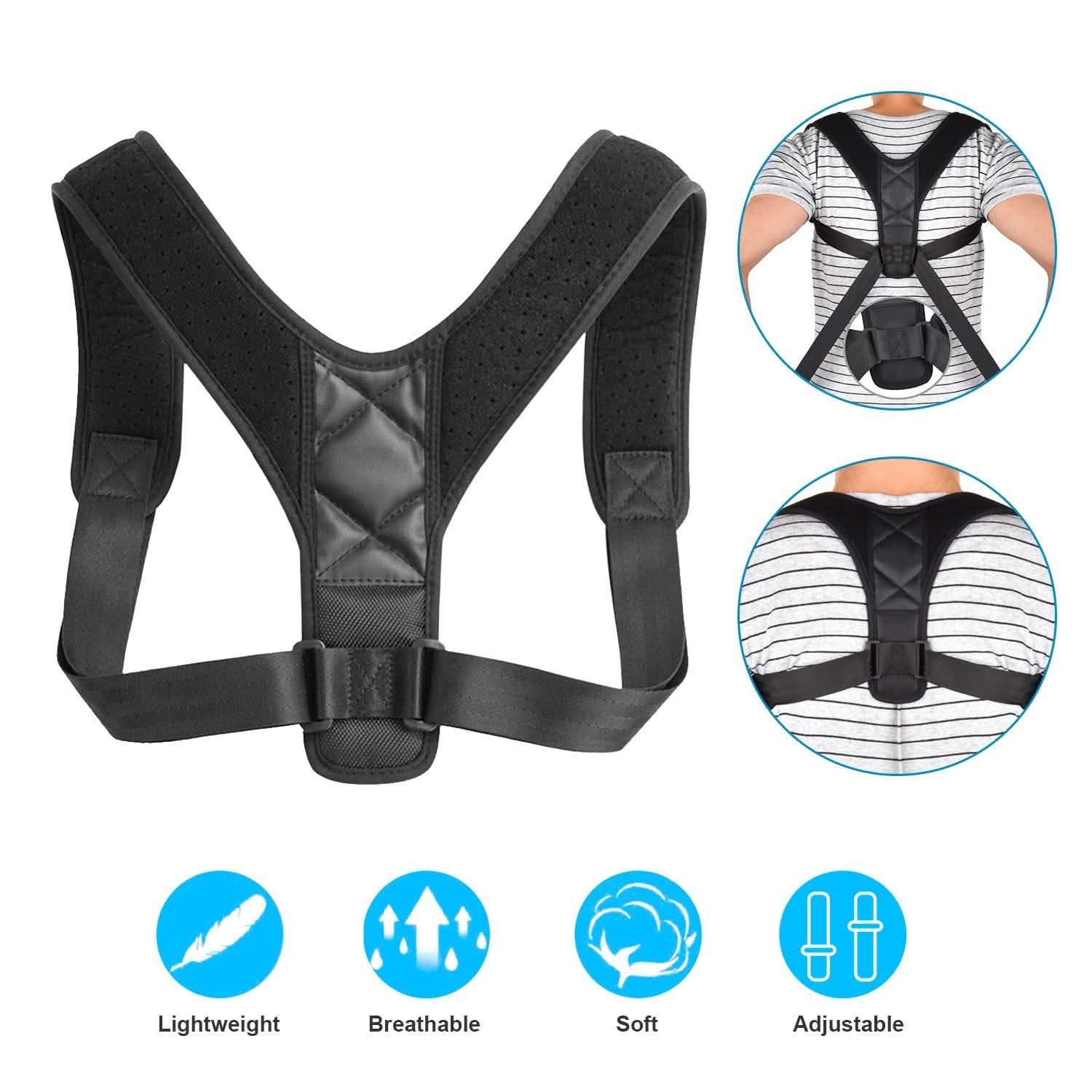 Back Posture Adjustable Corrector Health & Wellness - Tophatter Daily Deals