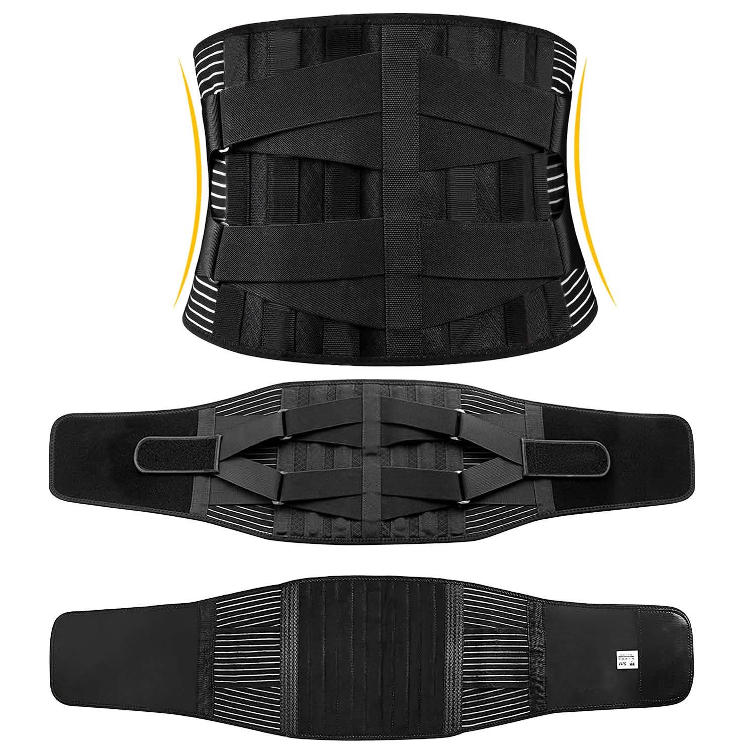 Back Support Brace Breathable Mesh Lumbar Support Belt Health & Wellness - Tophatter Daily Deals