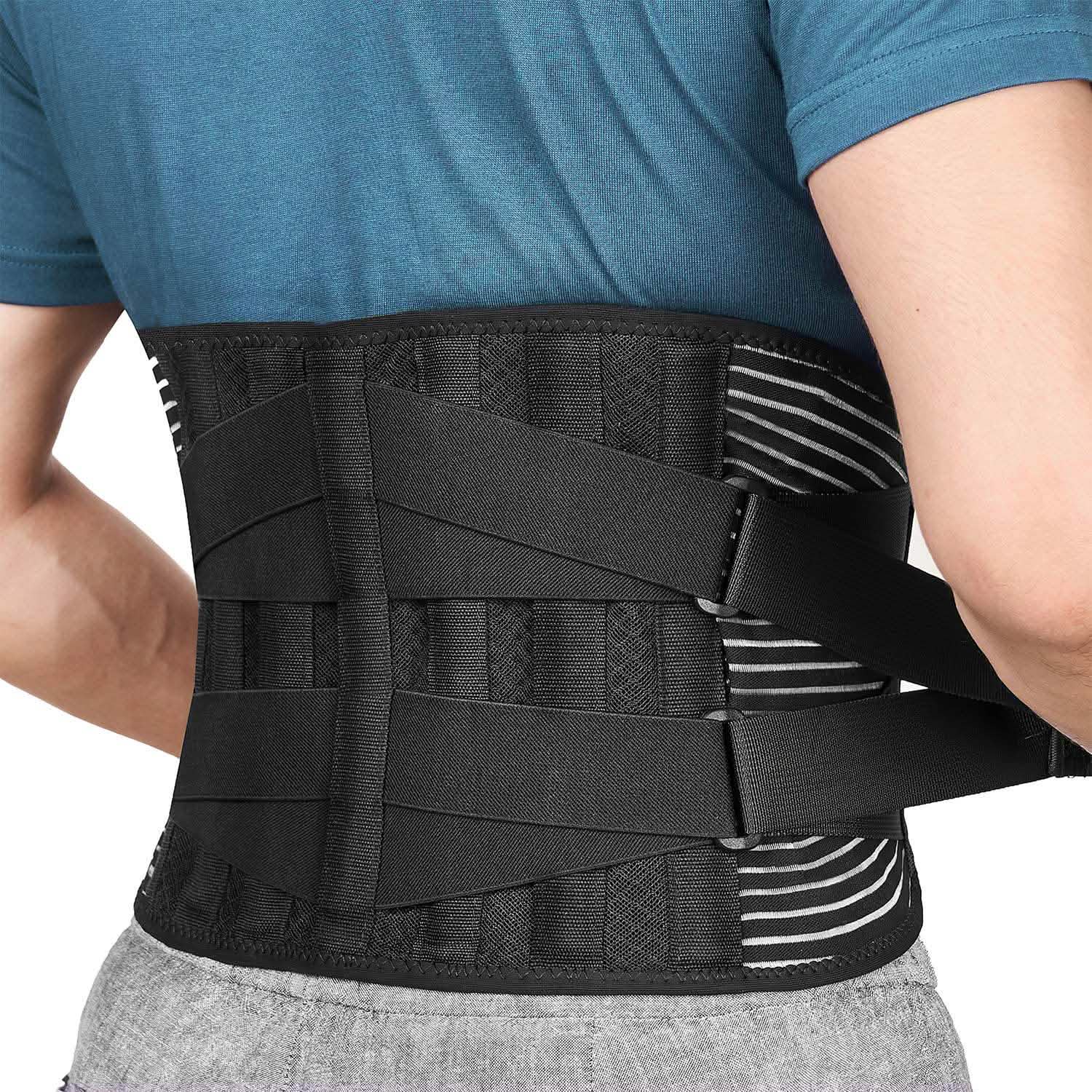 Back Support Brace Breathable Mesh Lumbar Support Belt Health & Wellness - Tophatter Daily Deals