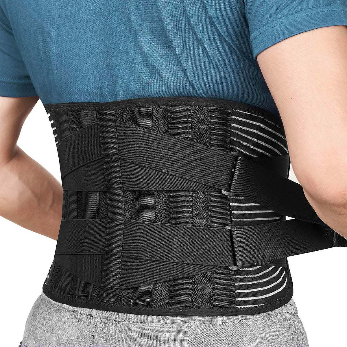 Back Support Brace Breathable Mesh Lumbar Support Belt Health & Wellness - Tophatter Daily Deals