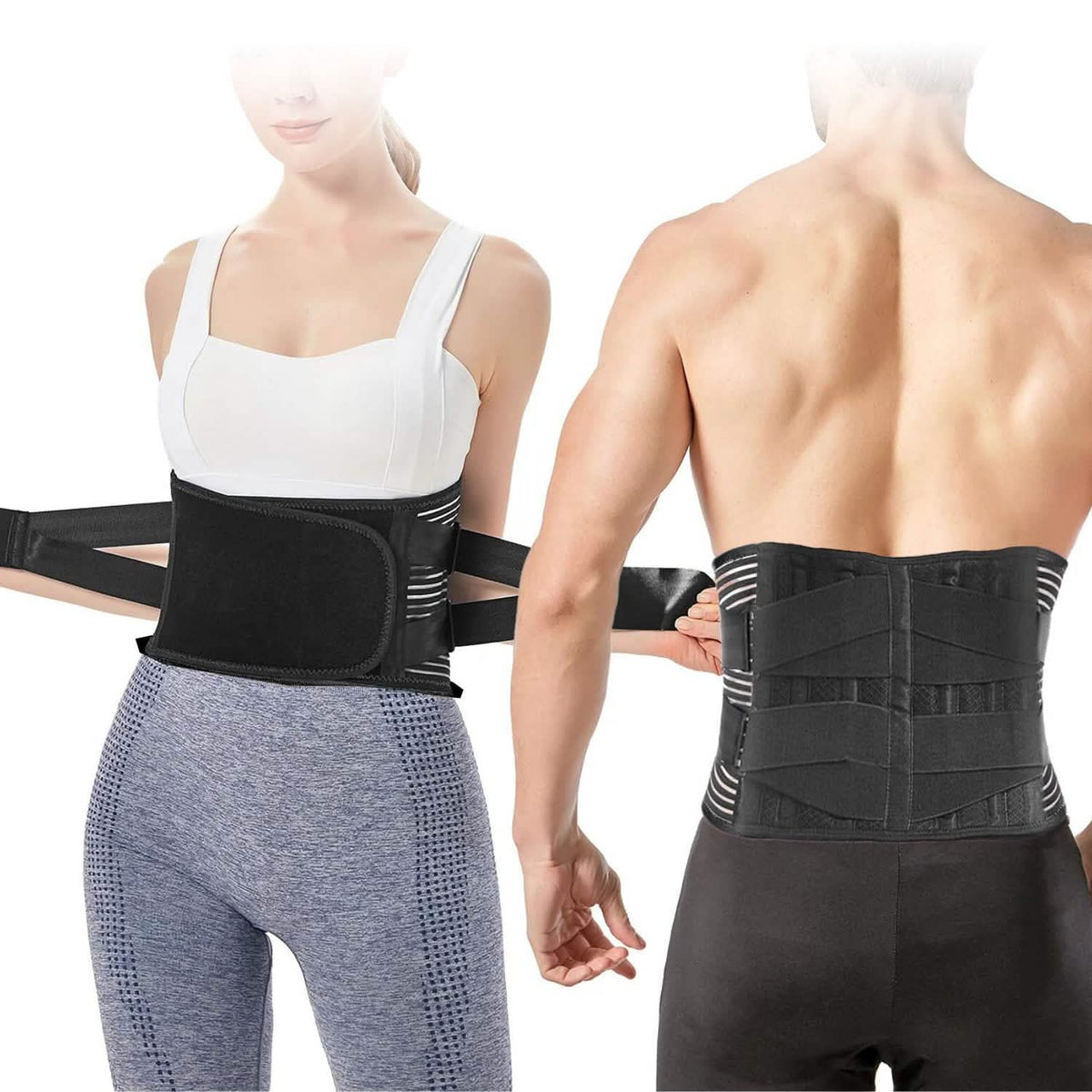 Back Support Brace Breathable Mesh Lumbar Support Belt Health & Wellness - Tophatter Daily Deals