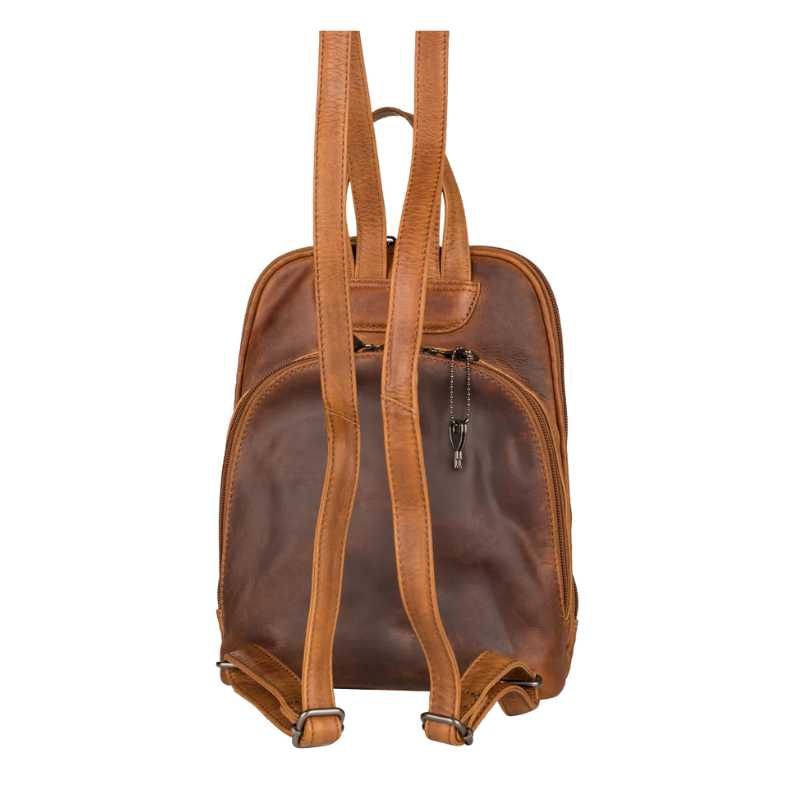 Abby Concealed Carry Studded Leather Backpack Purse Handgun Purses - Tophatter Daily Deals