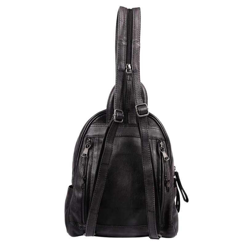 Daisy RFID Leather Concealed Carry Backpack Purse Handgun Purses - Tophatter Daily Deals