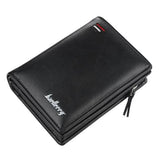 Baellerry Men's Zipper Short Fashion Wallet Black Handbags & Wallets - Tophatter Daily Deals
