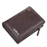 Baellerry Men's Zipper Short Fashion Wallet Coffee Handbags & Wallets - Tophatter Daily Deals