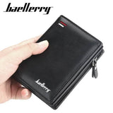 Baellerry Men's Zipper Short Fashion Wallet Handbags & Wallets - Tophatter Daily Deals