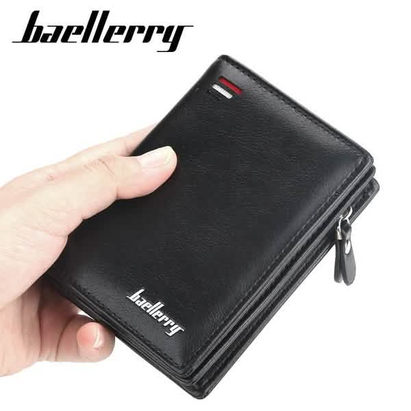 Baellerry Men's Zipper Short Fashion Wallet Handbags & Wallets - Tophatter Daily Deals