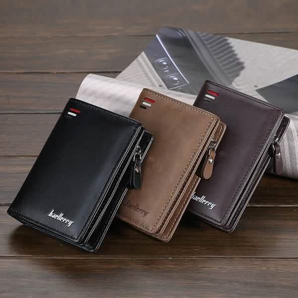 Baellerry Men's Zipper Short Fashion Wallet Handbags & Wallets - Tophatter Daily Deals