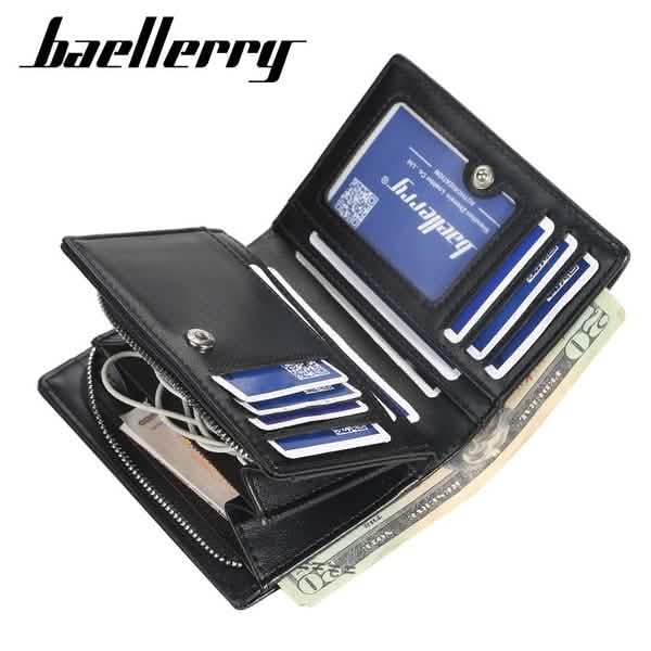 Baellerry Men's Zipper Short Fashion Wallet Handbags & Wallets - Tophatter Daily Deals