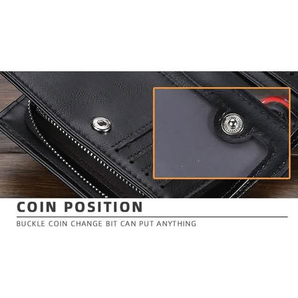 Baellerry Men's Zipper Short Fashion Wallet Handbags & Wallets - Tophatter Daily Deals