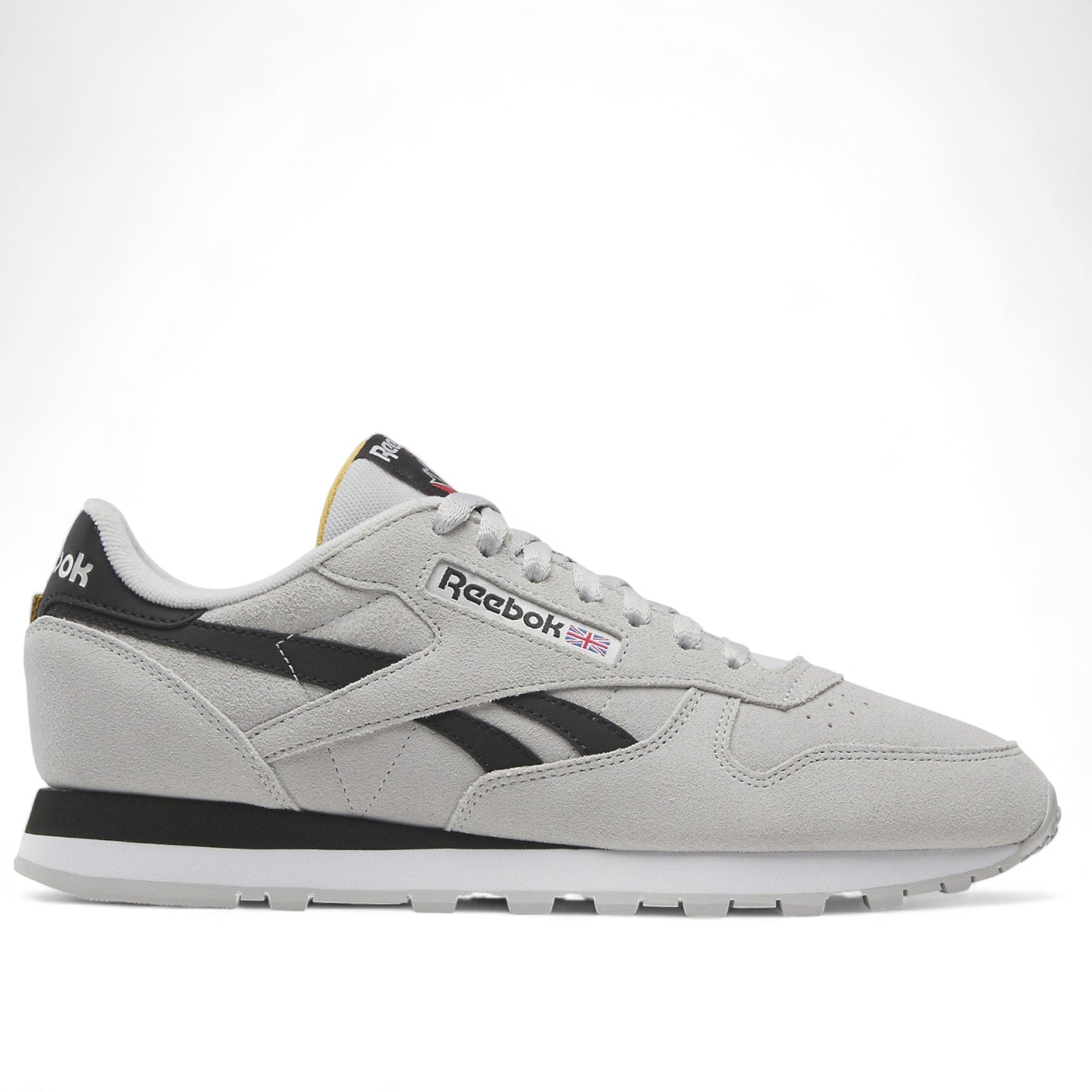 Reebok Men's Classic Leather Stef Shoes - Stefog/Cblack/Retgol Stefog Cblack Retgol Footwear - Tophatter Daily Deals