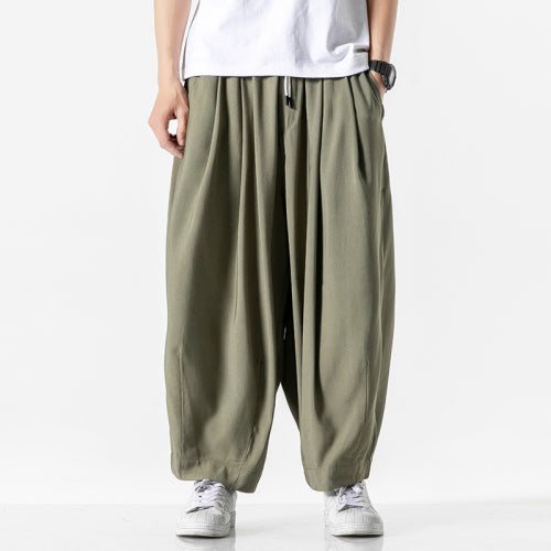 Baggy Trouser Men Hip Hop Jogger Pants Army Green Pants - Tophatter Daily Deals
