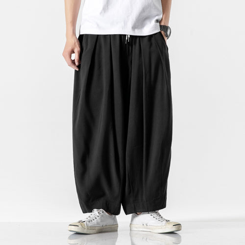 Baggy Trouser Men Hip Hop Jogger Pants Black Pants - Tophatter Daily Deals