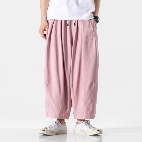 Baggy Trouser Men Hip Hop Jogger Pants Pink Pants - Tophatter Daily Deals