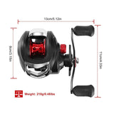 Baitcasting Fishing Reel High Speed Long Cast Distance Outdoor Recreation - Tophatter Daily Deals