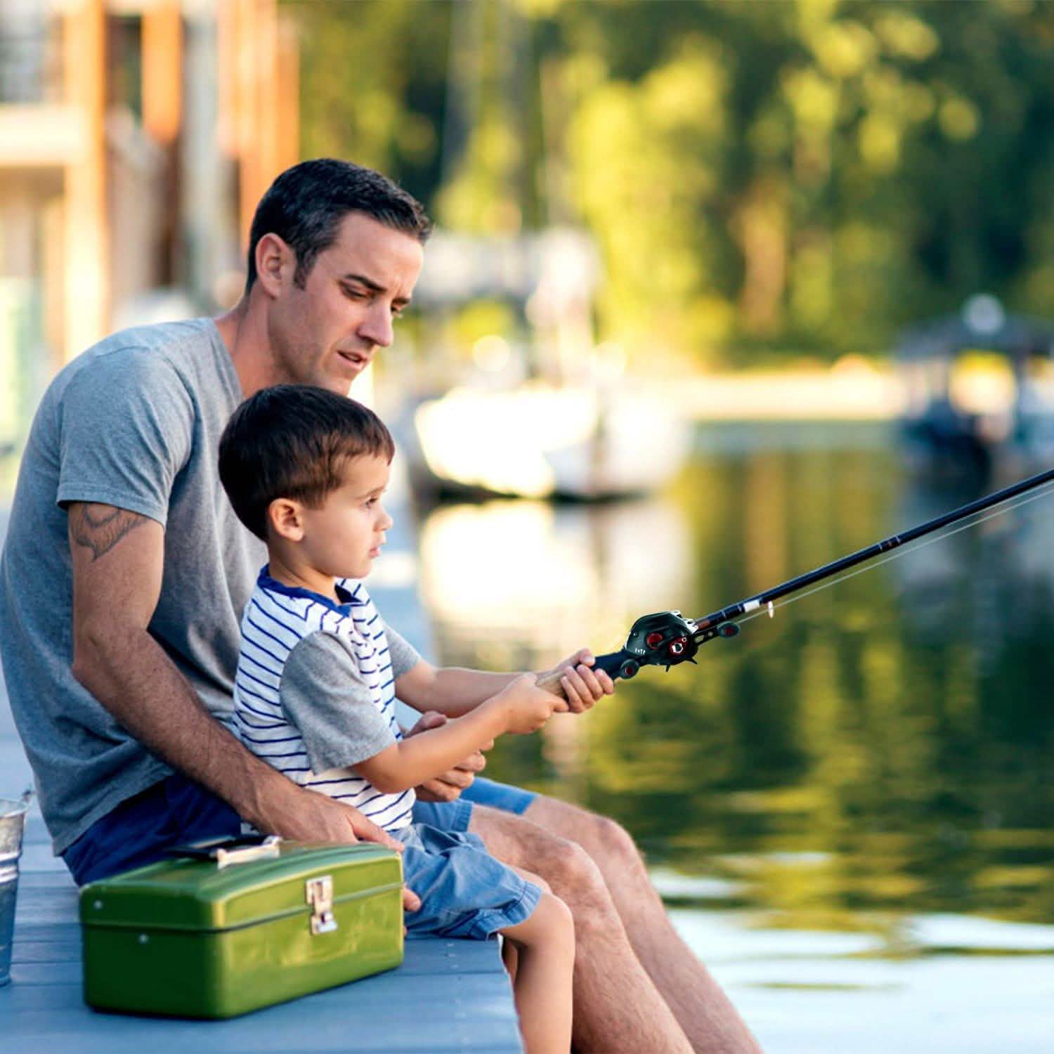 Casting Distance Fish Baitcasting Fishing Reel High Speed Long Cast Distance – Tophatter's Inc.