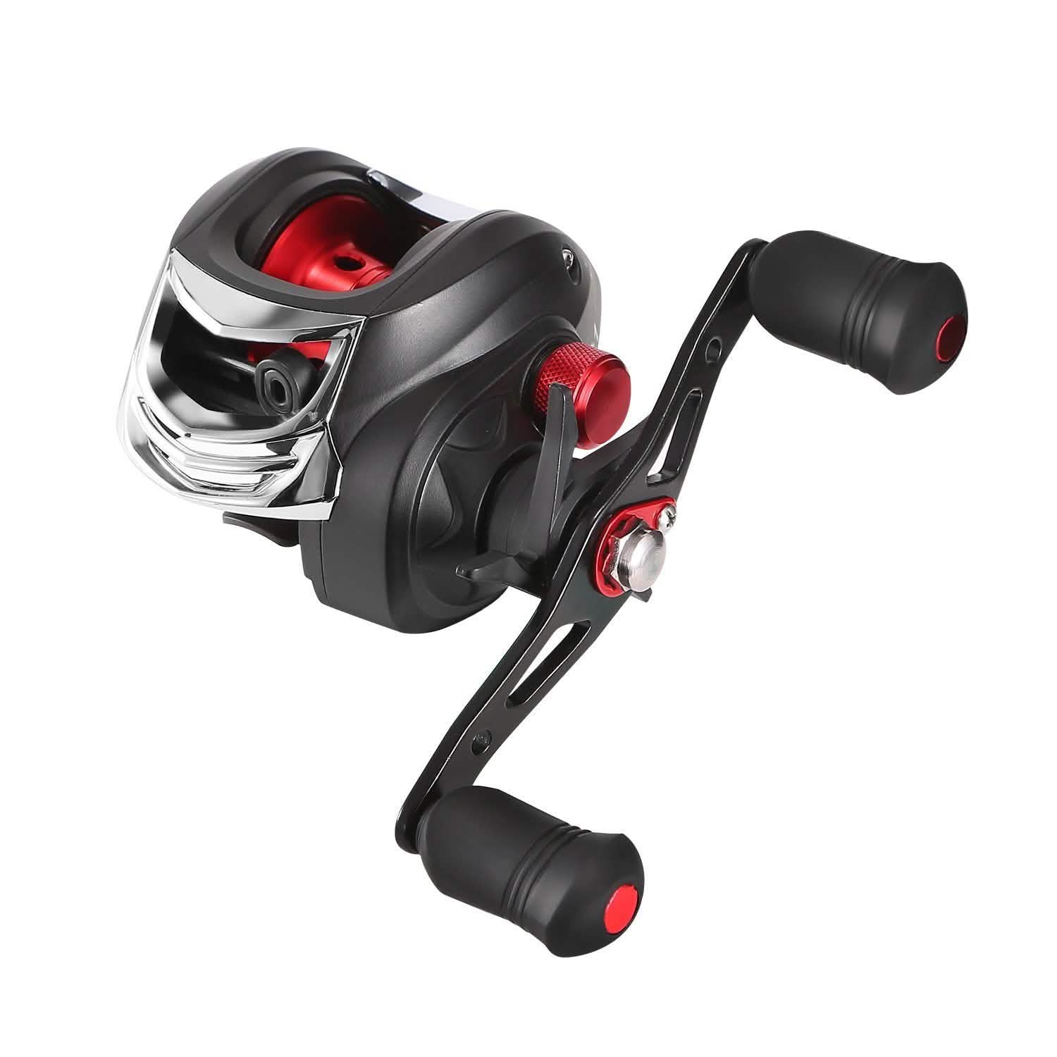 Baitcasting Fishing Reel High Speed Long Cast Distance Left Outdoor Recreation - Tophatter Daily Deals