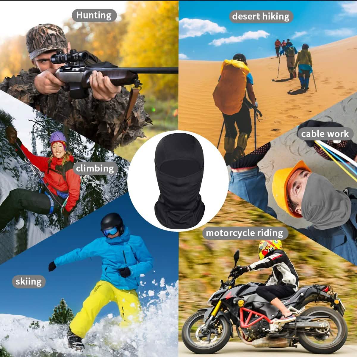 Balaclava Lightweight Riding Mask Outdoor Recreation - Tophatter Daily Deals