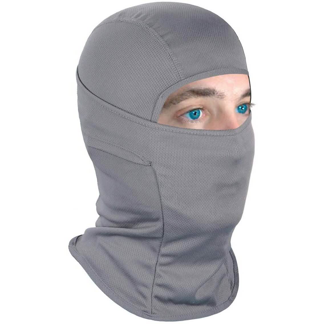 Balaclava Lightweight Riding Mask Gray Outdoor Recreation - Tophatter Daily Deals