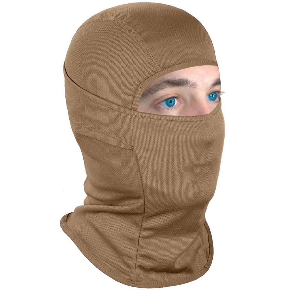 Balaclava Lightweight Riding Mask Khaki Outdoor Recreation - Tophatter Daily Deals