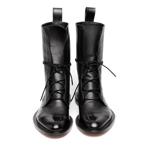 Warm Classic Women's Leather Boots - Lace-Up, Fur, Winter - Tophatter Daily Deals