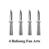 Anime Balisong Fan Arts Mystery Prize Pack Random 4 PCS - Tophatter Daily Deals