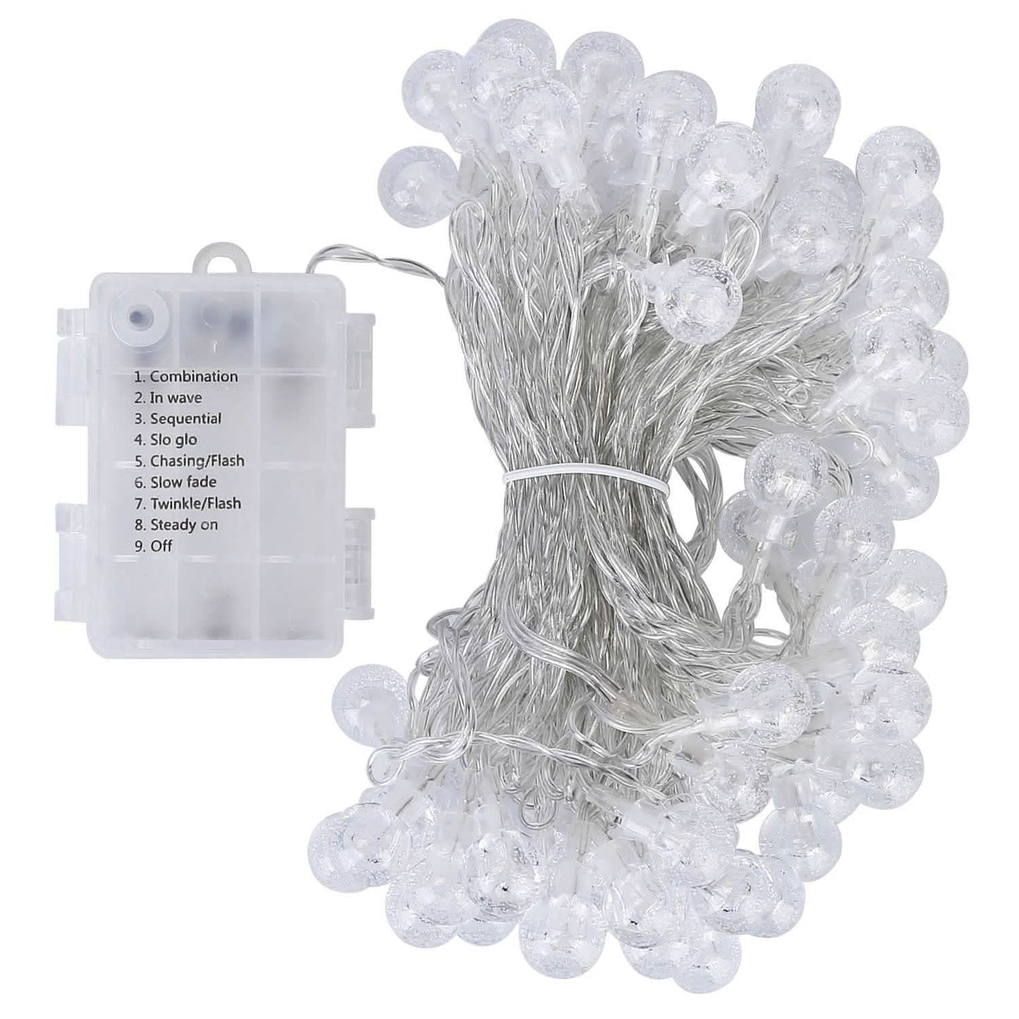 Ball LED Globe String Lights Battery String & Fairy Lights - Tophatter Daily Deals