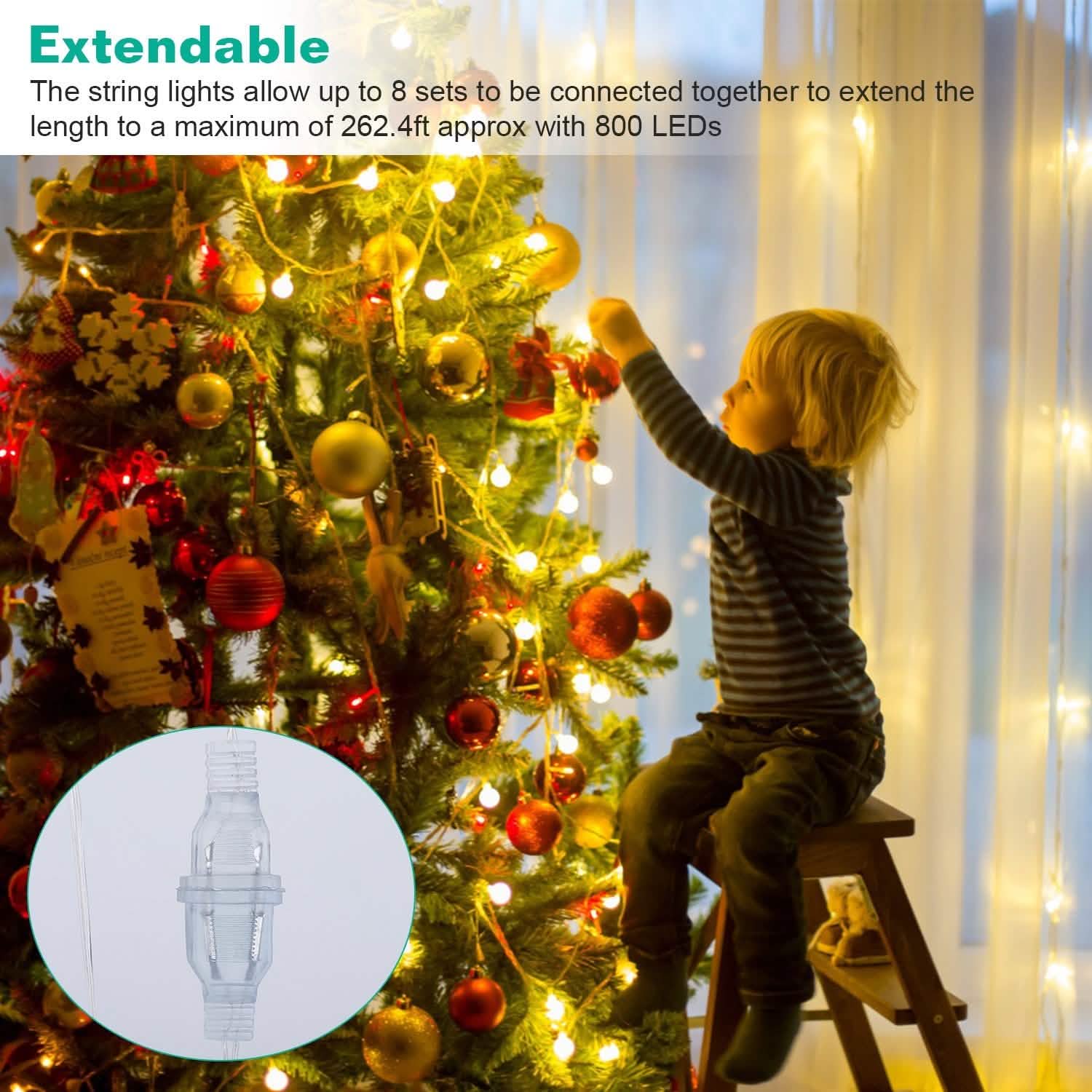 Ball LED Globe String Lights String & Fairy Lights - Tophatter Daily Deals