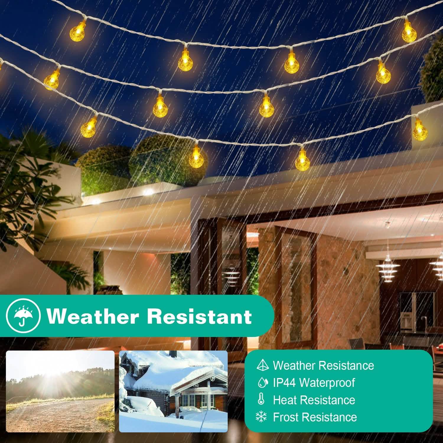 Ball LED Globe String Lights String & Fairy Lights - Tophatter Daily Deals
